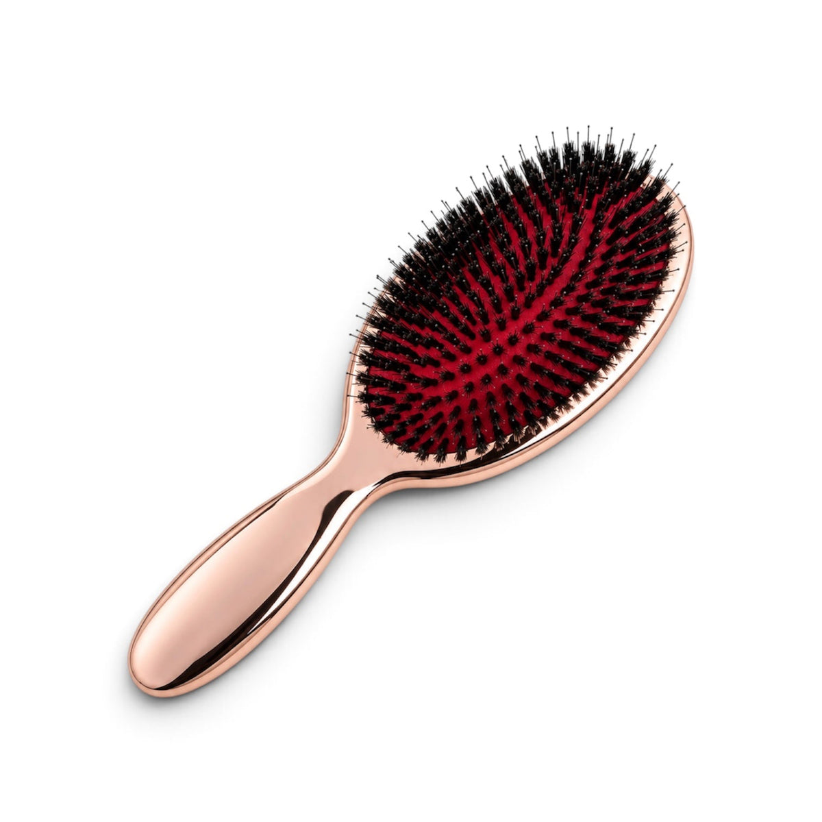 Extensions Haarbürste mit Wildschweinborsten Rosegold