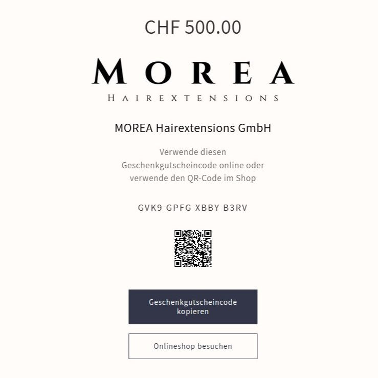 Geschenkgutschein