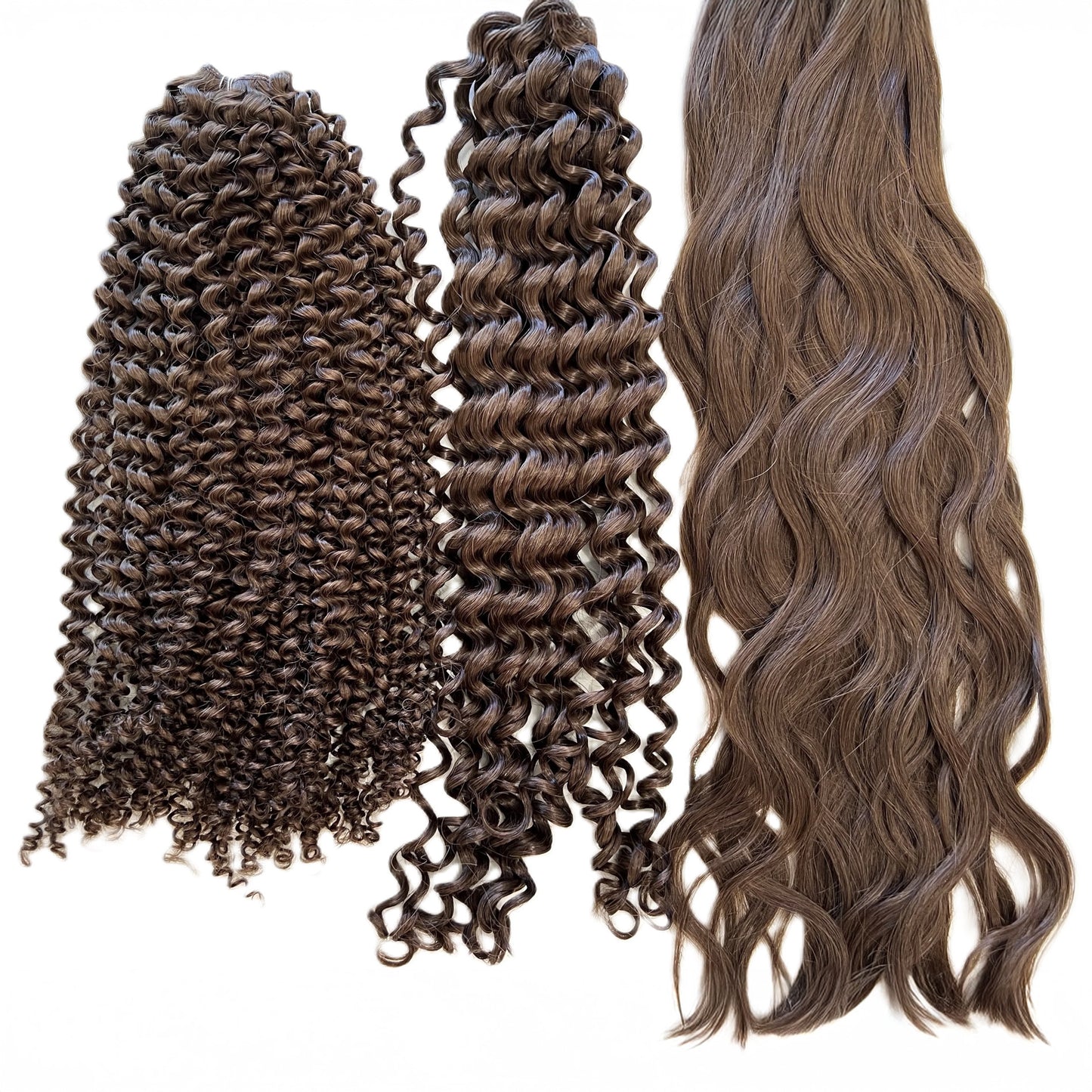 Curly/Wavy Tape Extensions, 100 g – Invisible Tapes | Slawisches Echthaar