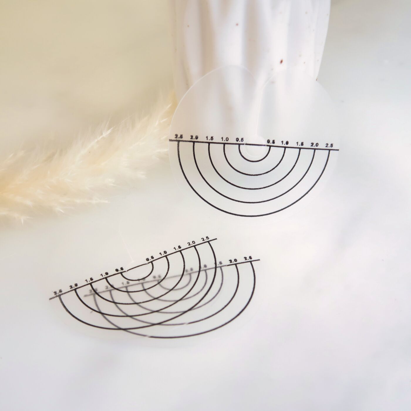 Schutzschablonen für Keratin Bondings – Abstandshalter für gleichmässige Verteilung der Extensions