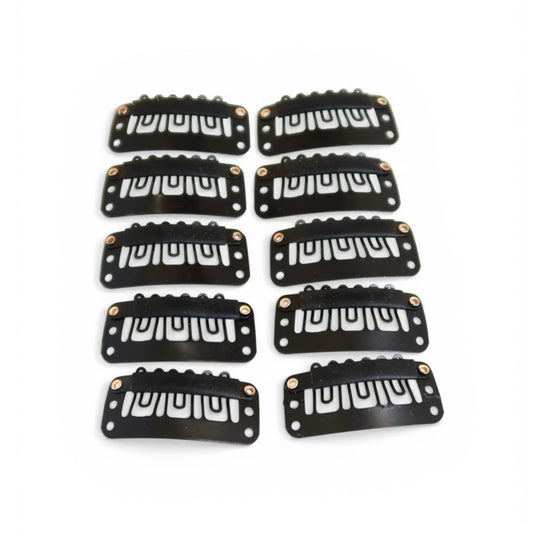 Clip-in Extensions Klammern, 10 Stück pro Packung