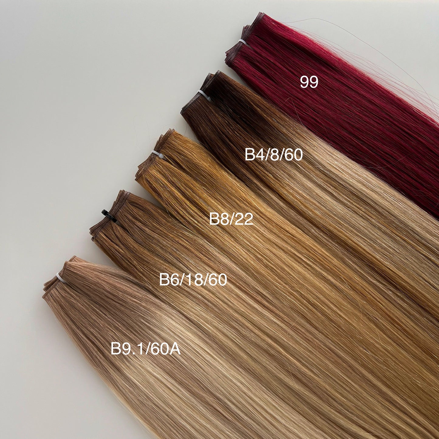 Clip-In Extensions 60cm | 100 g | 7-teiliges Set | slawisch Echthaar